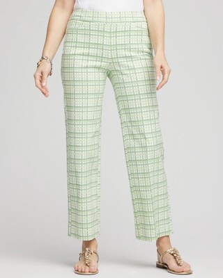 Brigitte™ Wide Leg Plaid Cropped Pants | Chico's